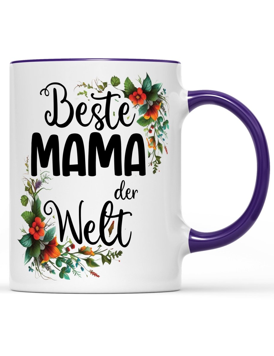 Tasse Beste Mama der Welt Muttertag Special - Schwarzer - Kaffee