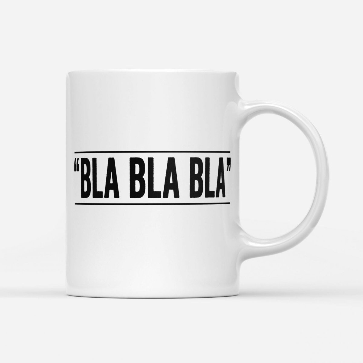 Tasse Bla Bla Bla - Schwarzer - Kaffee