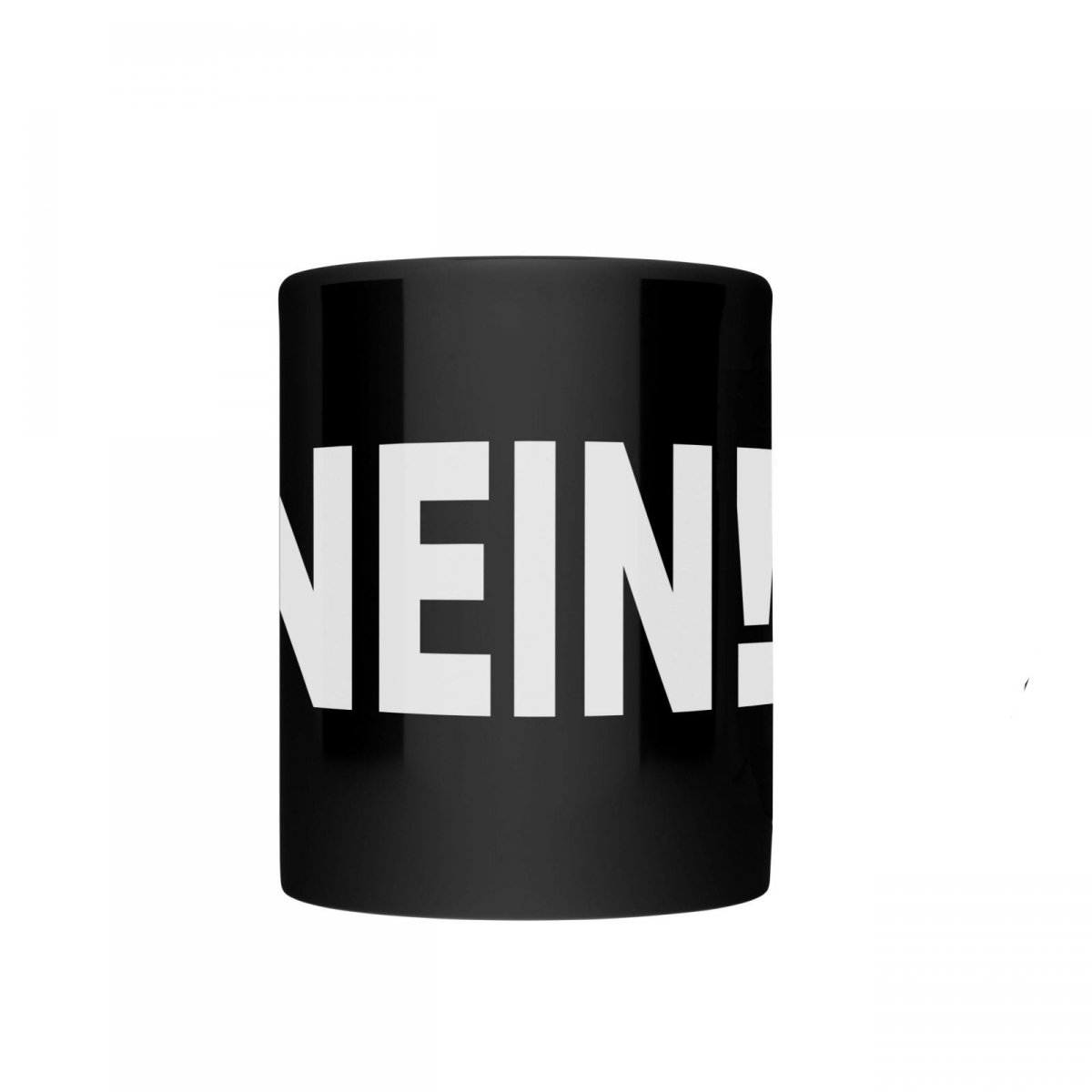 Tasse Black Edition Nein!! - Schwarzer - Kaffee