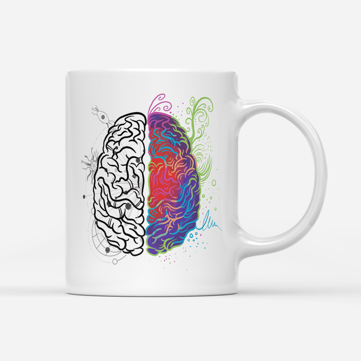 Tasse Brain - Schwarzer - Kaffee