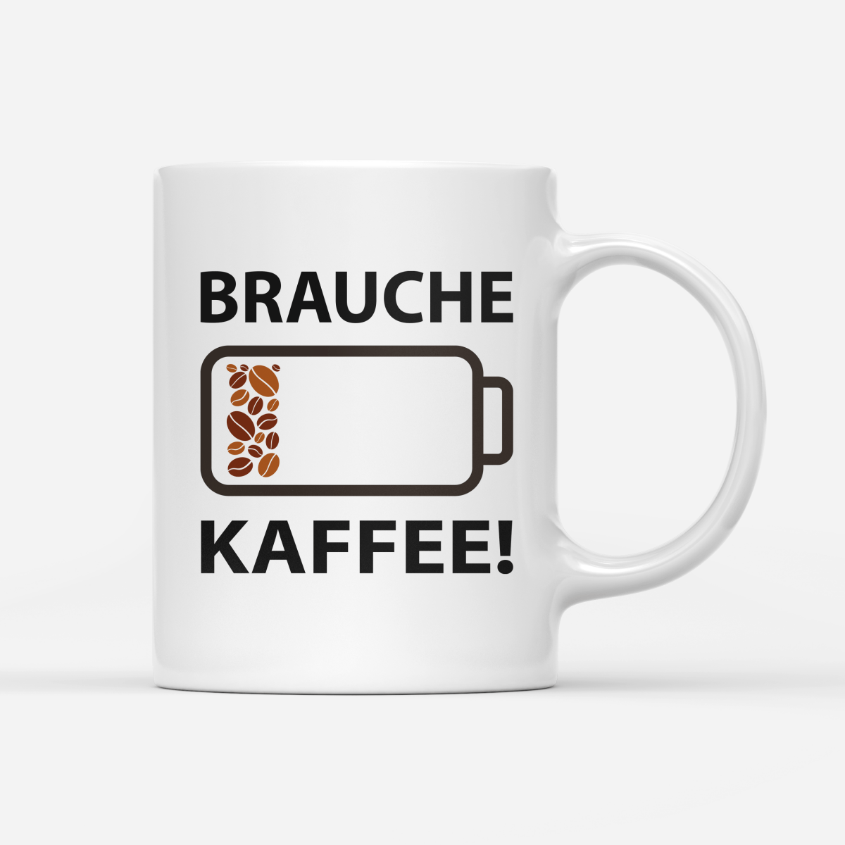 Tasse Brauche Kaffee - Schwarzer - Kaffee