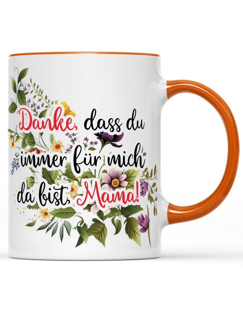 Tasse Danke, dass du immer für mich da bist, Mama! Muttertag Special - Schwarzer - Kaffee