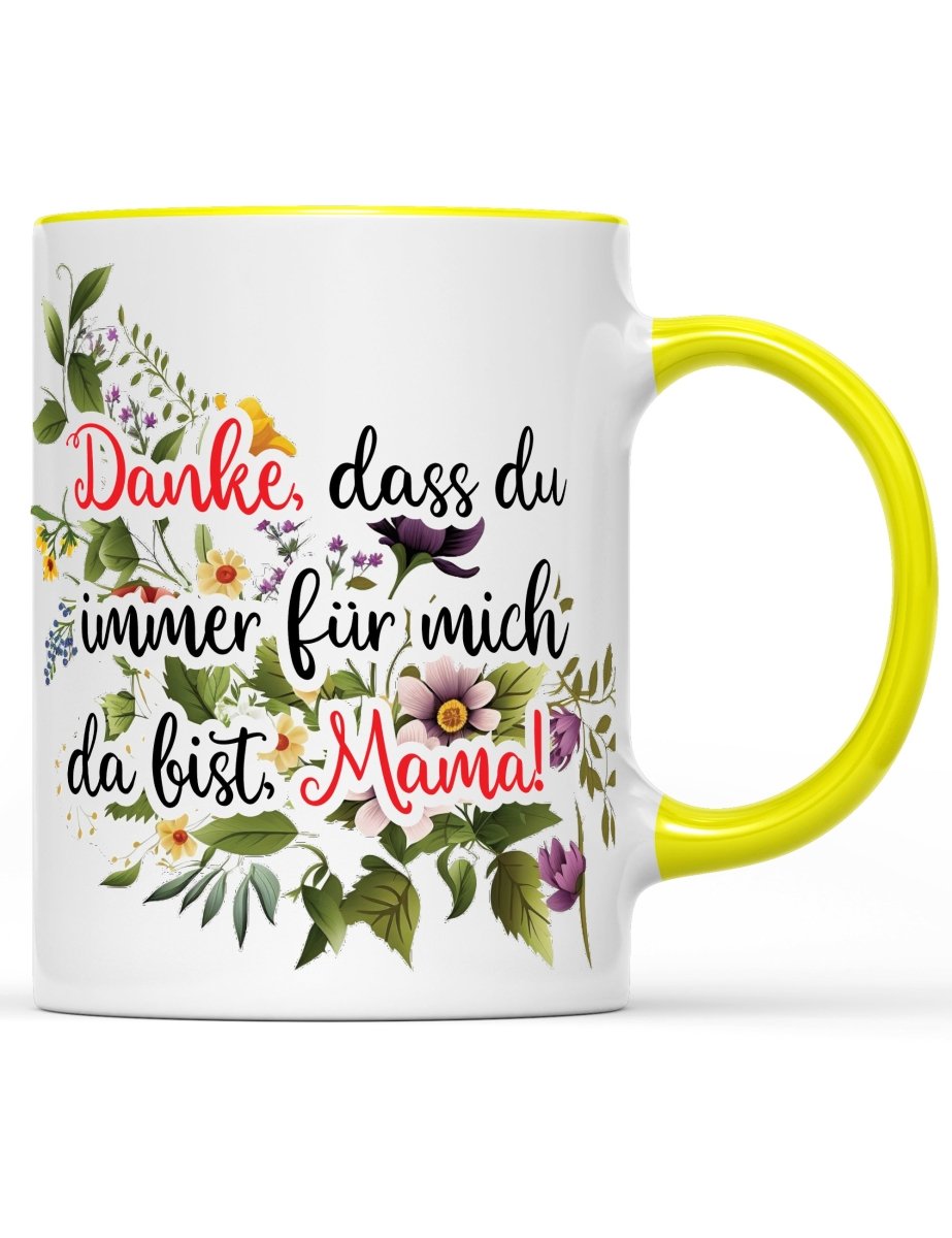 Tasse Danke, dass du immer für mich da bist, Mama! Muttertag Special - Schwarzer - Kaffee
