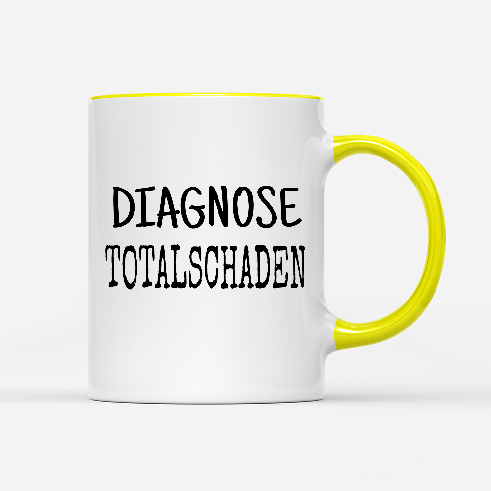 Tasse Diagnose Totalschaden - Schwarzer - Kaffee