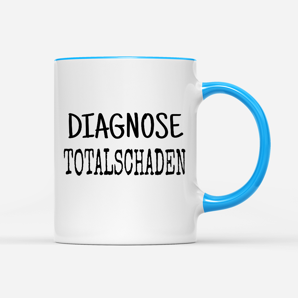 Tasse Diagnose Totalschaden - Schwarzer - Kaffee
