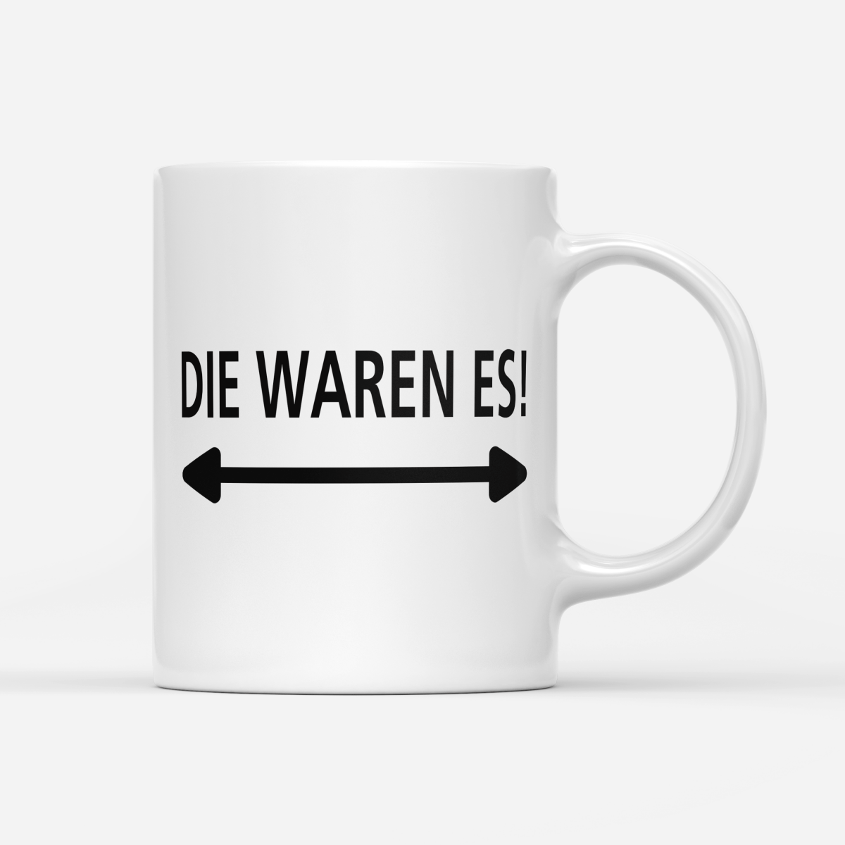 Tasse Die waren es - Schwarzer - Kaffee