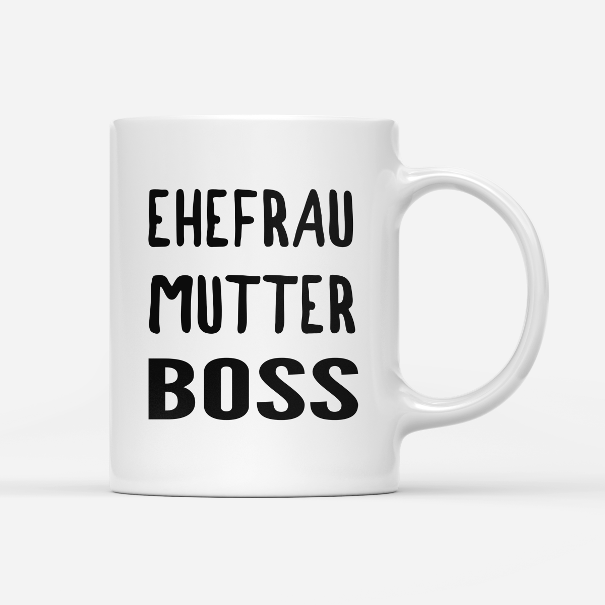 Tasse Ehefrau Mutter Boss - Schwarzer - Kaffee