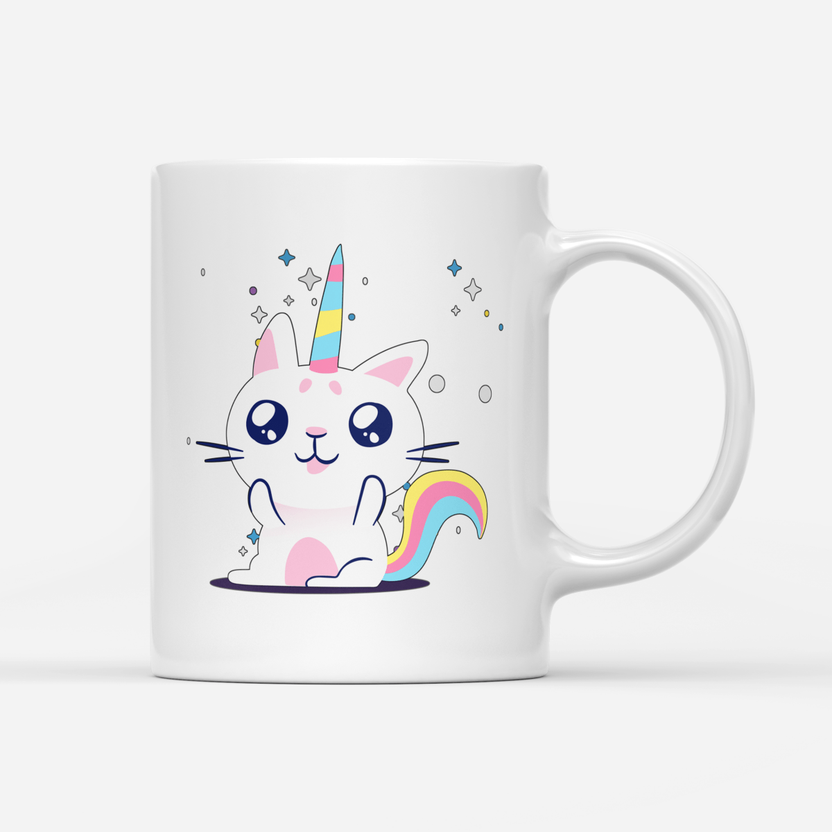 Tasse Einhorn Kawaii - Schwarzer - Kaffee
