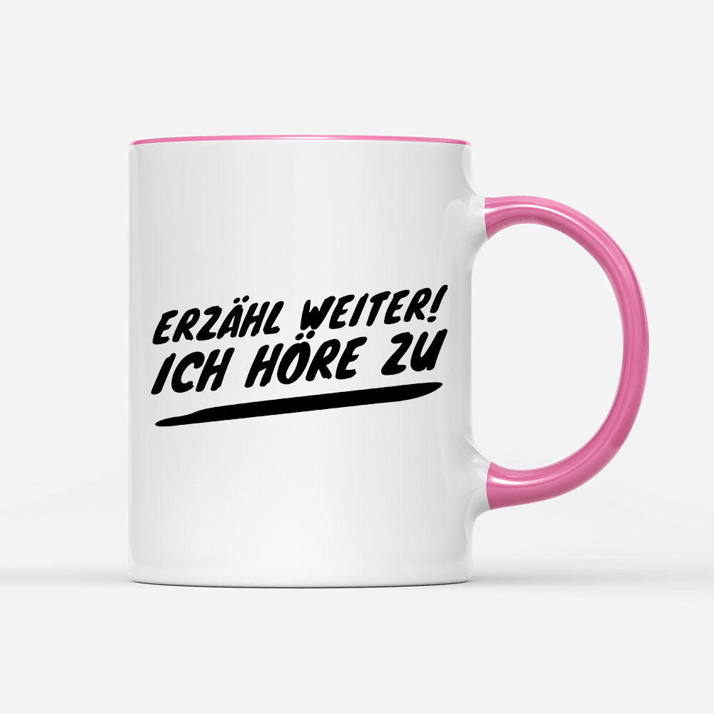 Tasse Erzähl weiter - Schwarzer - Kaffee