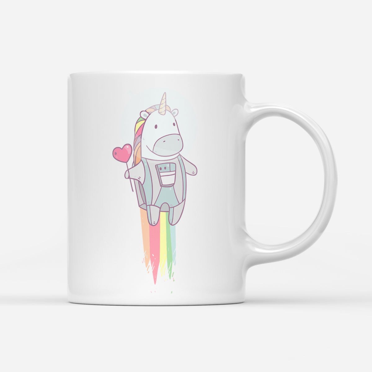 Tasse Flying Einhorn - Schwarzer - Kaffee