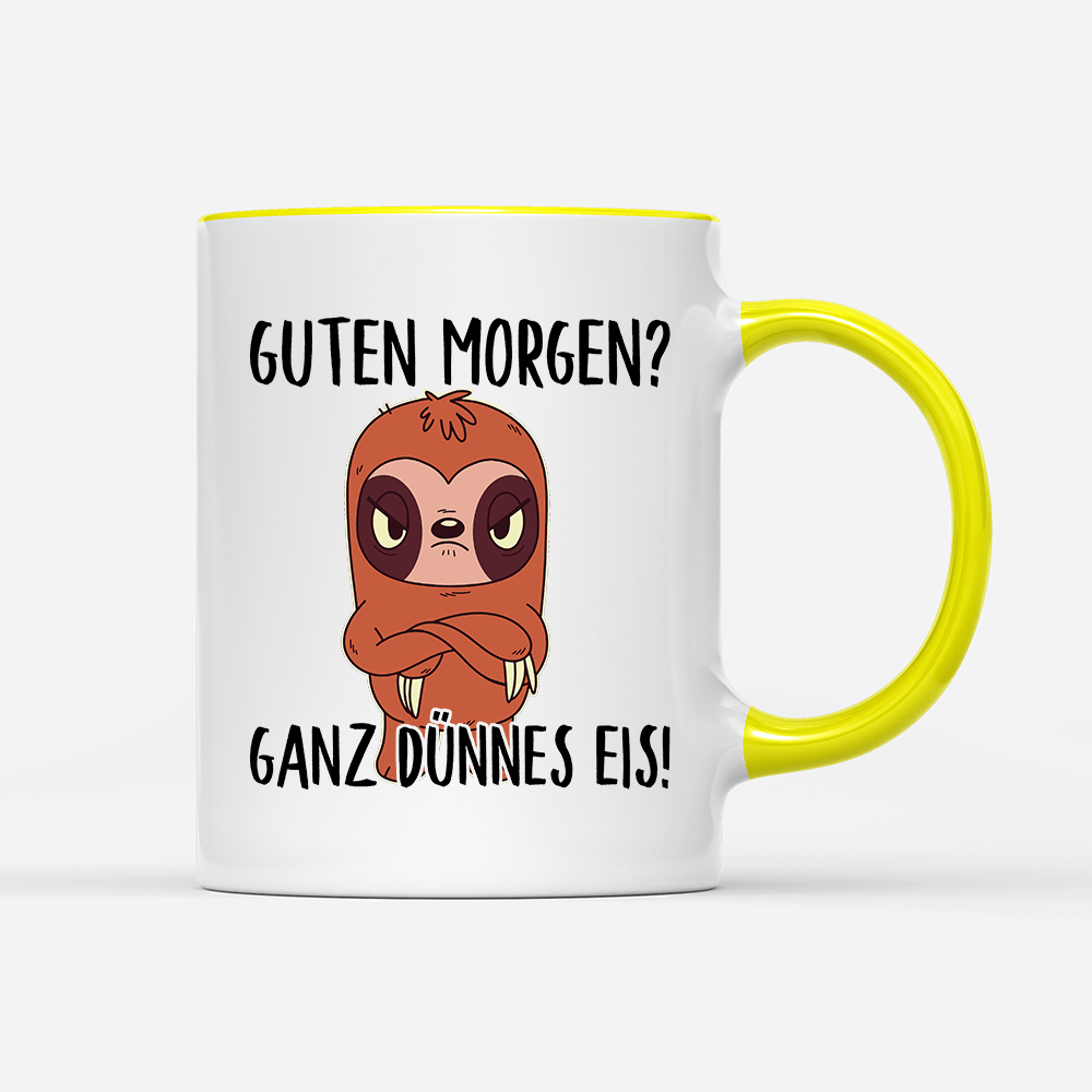 Tasse Ganz dünnes Eis - Schwarzer - Kaffee