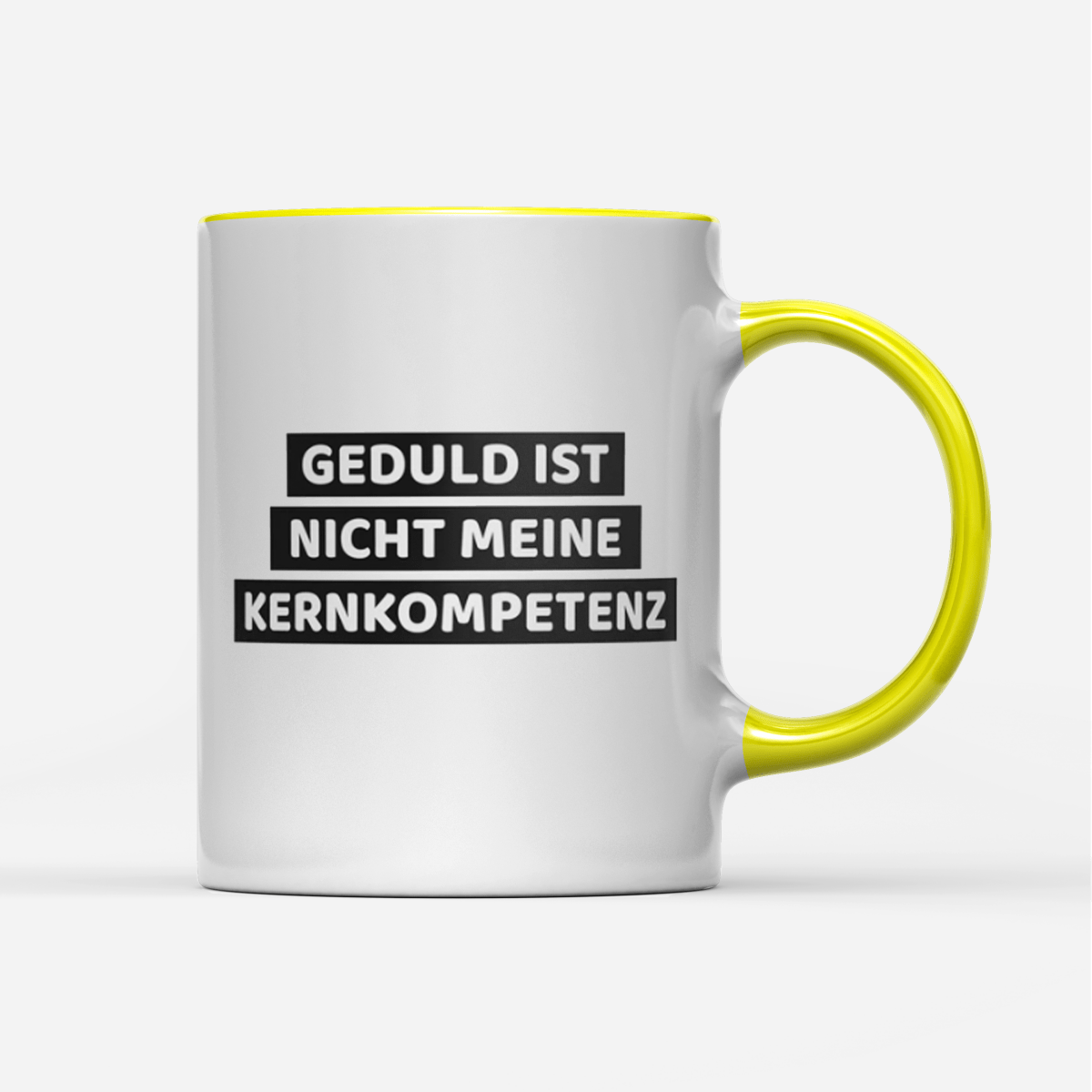 Tasse Geduld ist nicht meine Kernkompetenz - Schwarzer - Kaffee