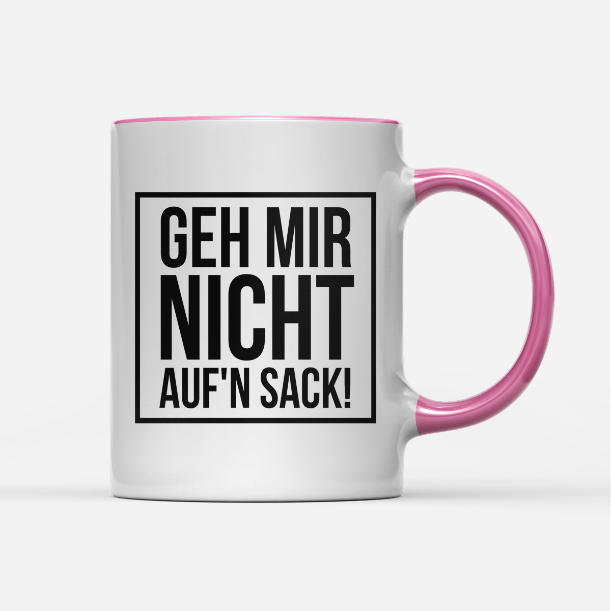 Tasse Geh mir nicht aufn Sack - Schwarzer - Kaffee