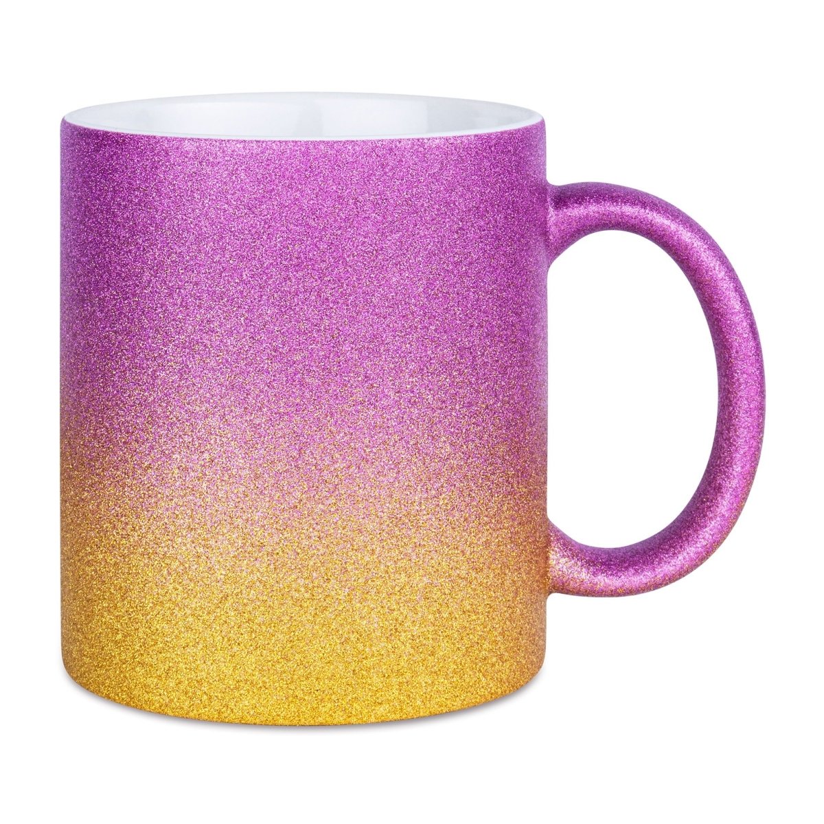 Tasse Glitzer bunt ohne Druck - Schwarzer - Kaffee