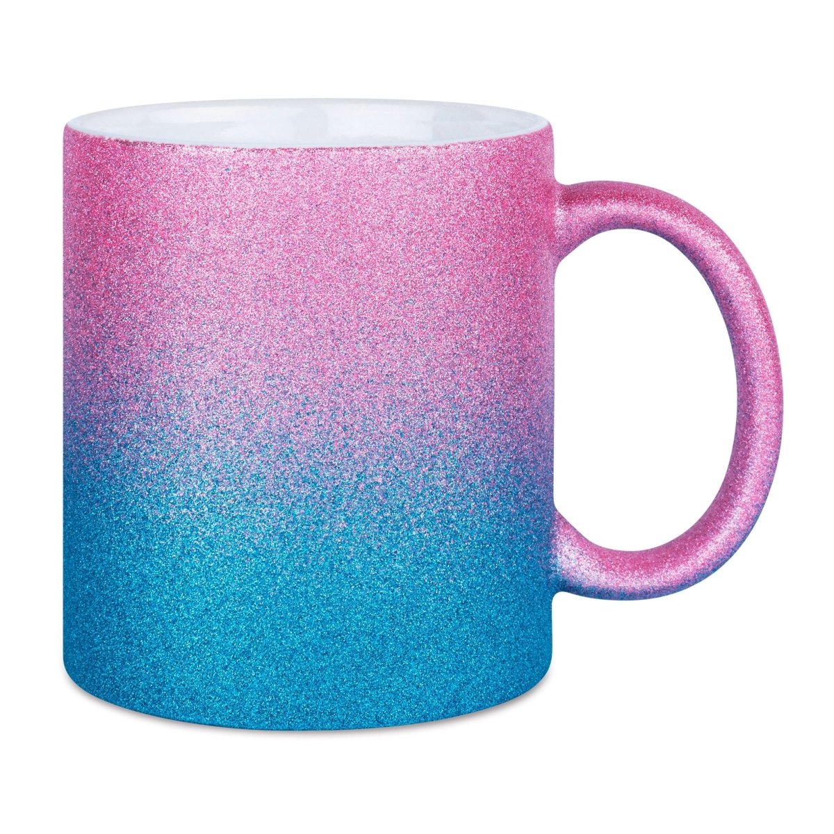 Tasse Glitzer bunt ohne Druck - Schwarzer - Kaffee