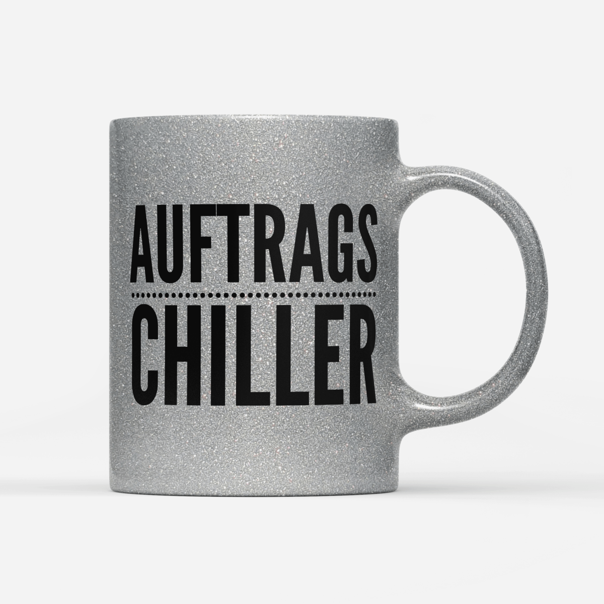 Tasse Glitzer Edition Auftrags Chiller - Schwarzer - Kaffee