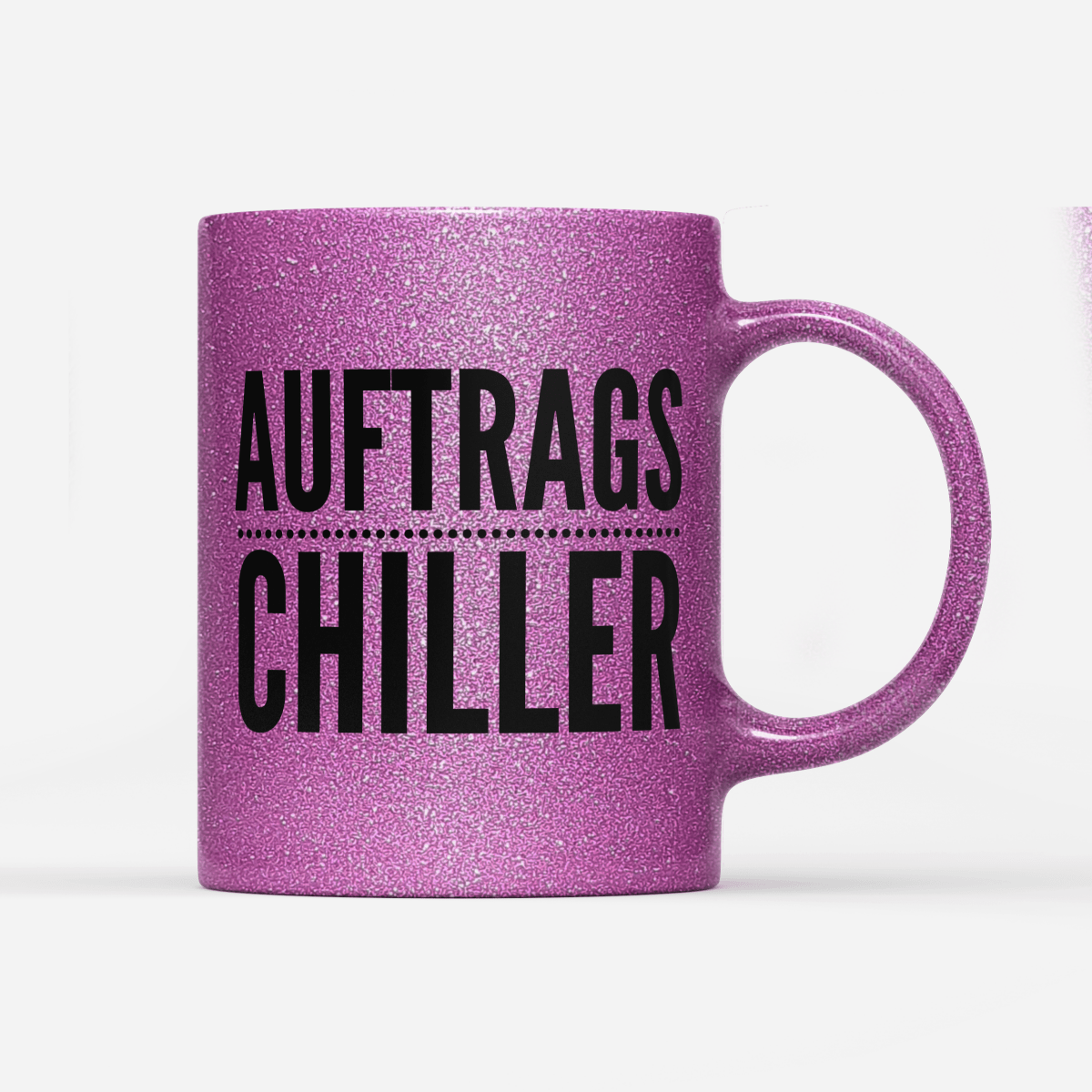 Tasse Glitzer Edition Auftrags Chiller - Schwarzer - Kaffee