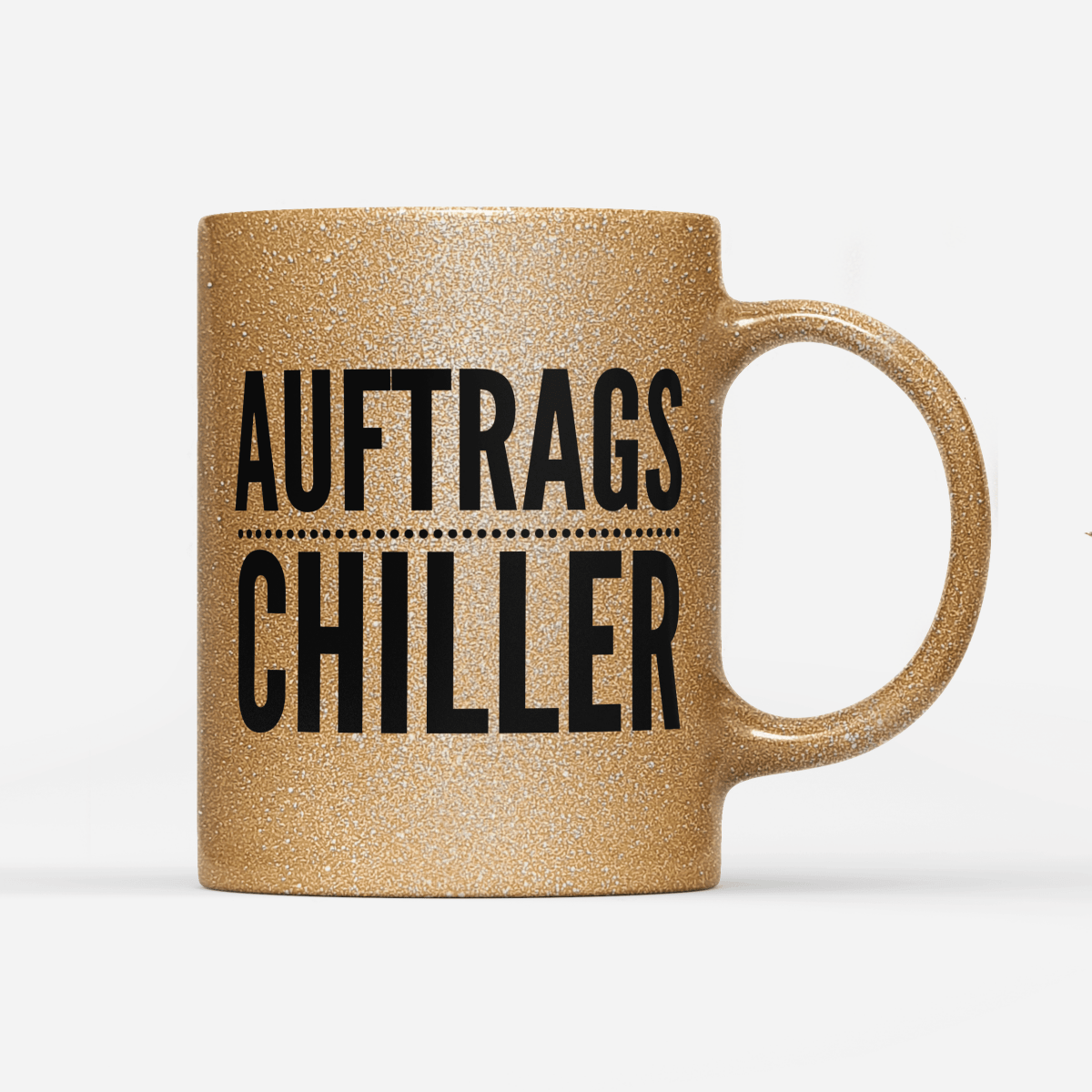 Tasse Glitzer Edition Auftrags Chiller - Schwarzer - Kaffee