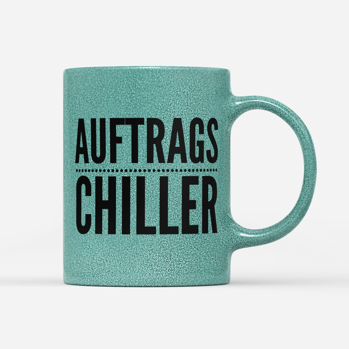 Tasse Glitzer Edition Auftrags Chiller - Schwarzer - Kaffee