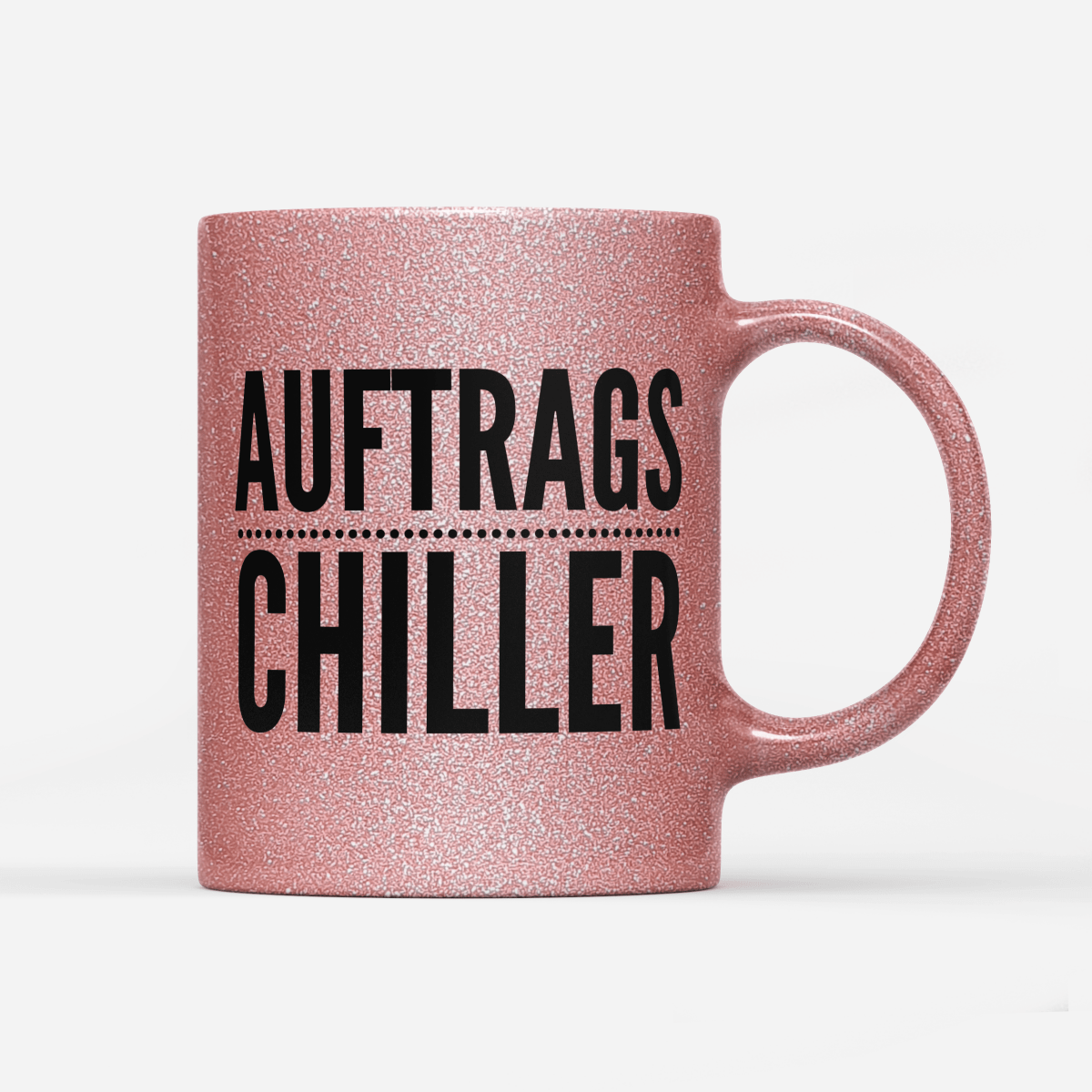 Tasse Glitzer Edition Auftrags Chiller - Schwarzer - Kaffee