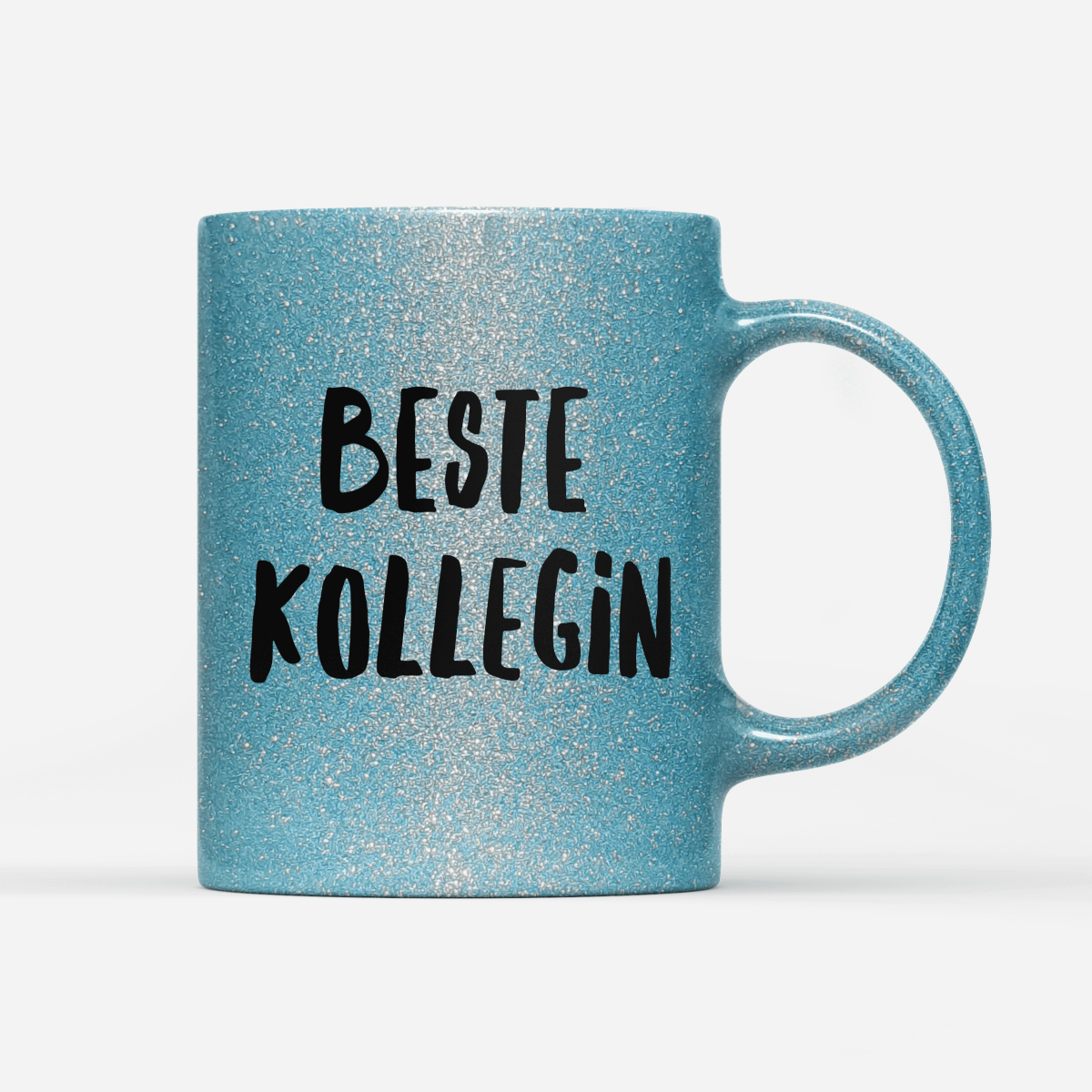Tasse Glitzer Edition Beste Kollegin - Schwarzer - Kaffee