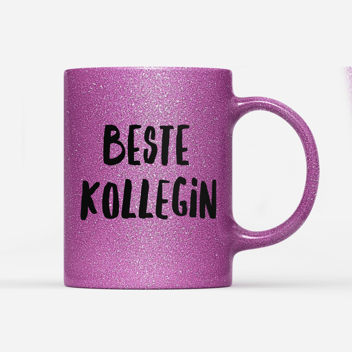 Tasse Glitzer Edition Beste Kollegin - Schwarzer - Kaffee