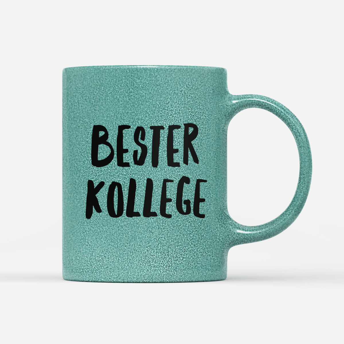 Tasse Glitzer Edition Bester Kollege - Schwarzer - Kaffee