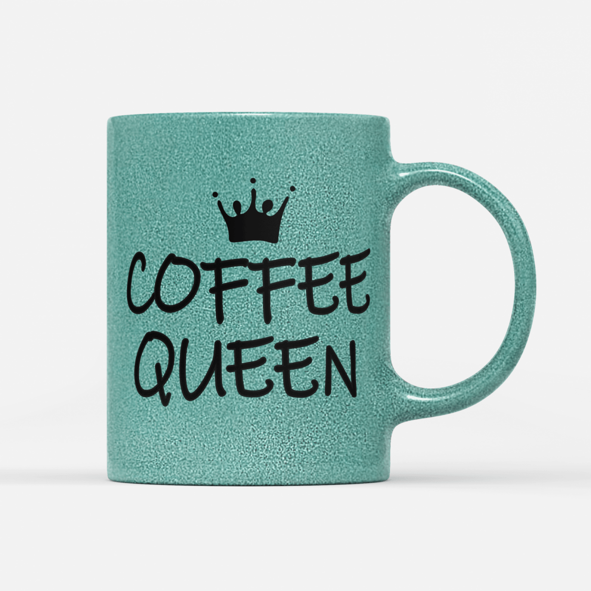 Tasse Glitzer Edition Coffee Queen - Schwarzer - Kaffee
