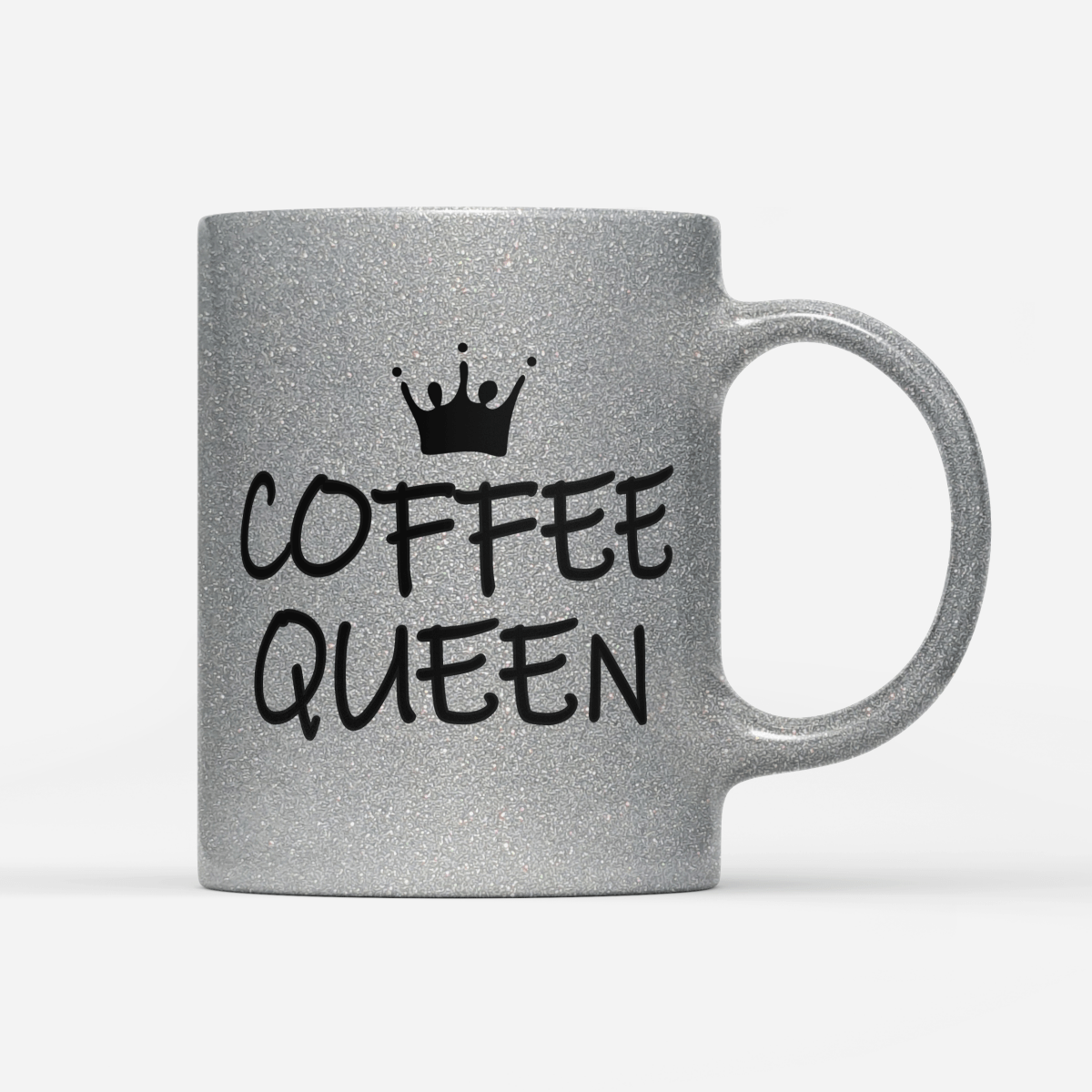 Tasse Glitzer Edition Coffee Queen - Schwarzer - Kaffee