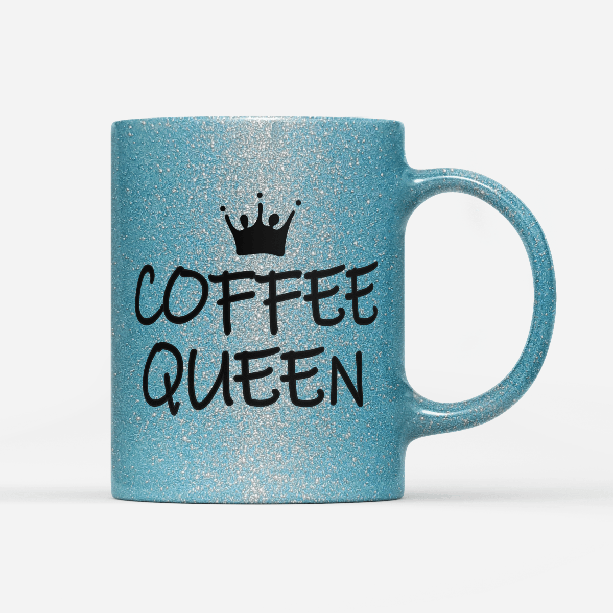 Tasse Glitzer Edition Coffee Queen - Schwarzer - Kaffee