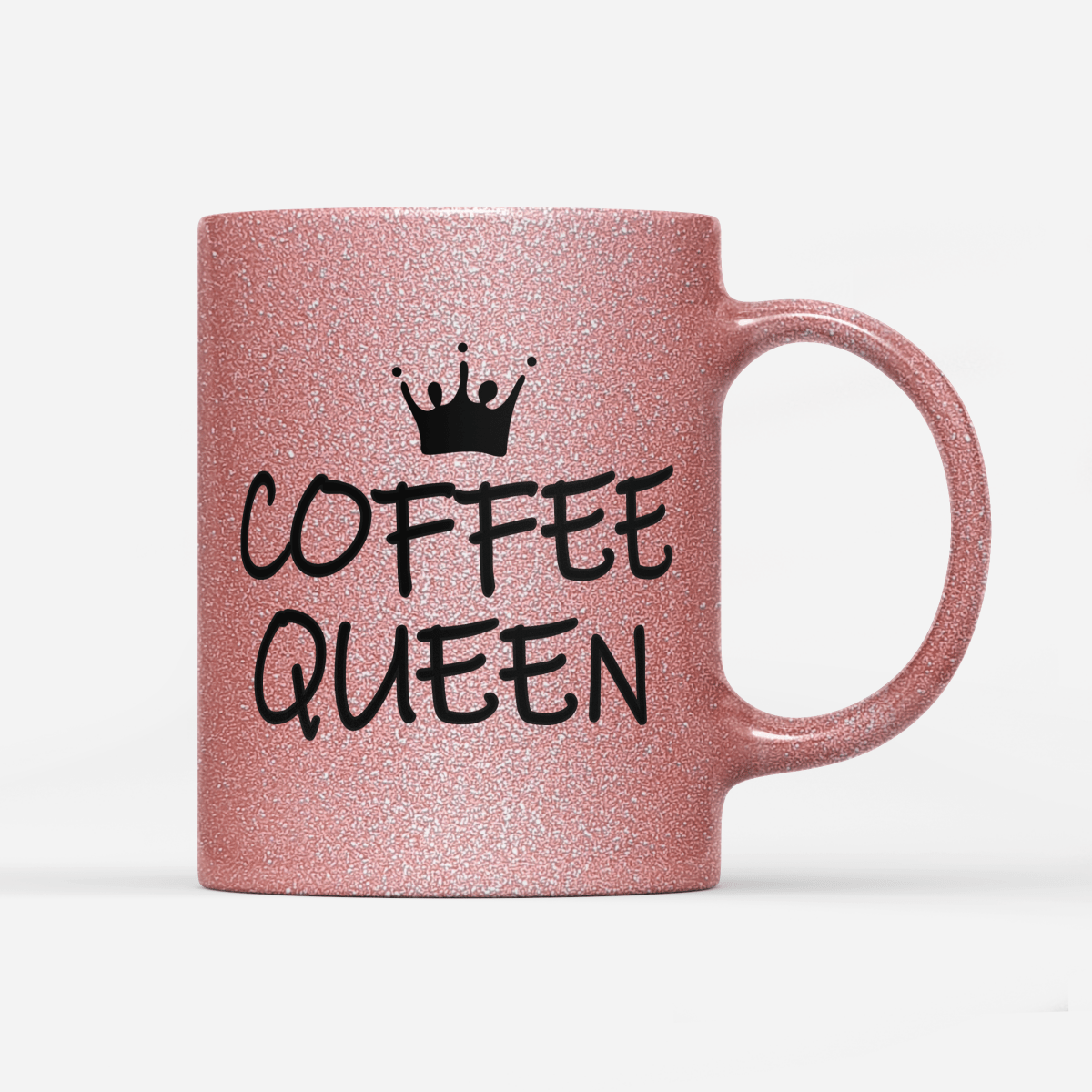 Tasse Glitzer Edition Coffee Queen - Schwarzer - Kaffee