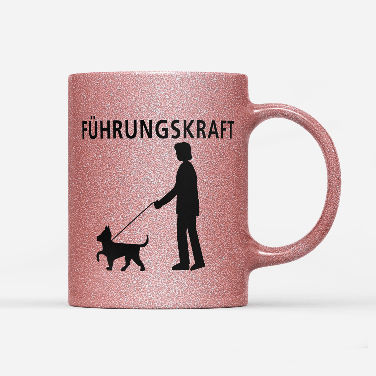 Tasse Glitzer Edition Führungskraft - Schwarzer - Kaffee