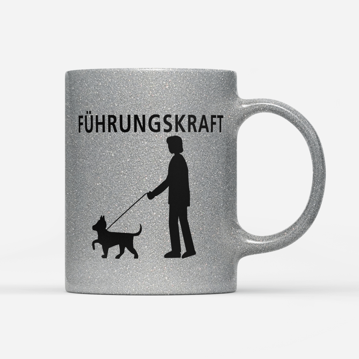 Tasse Glitzer Edition Führungskraft - Schwarzer - Kaffee
