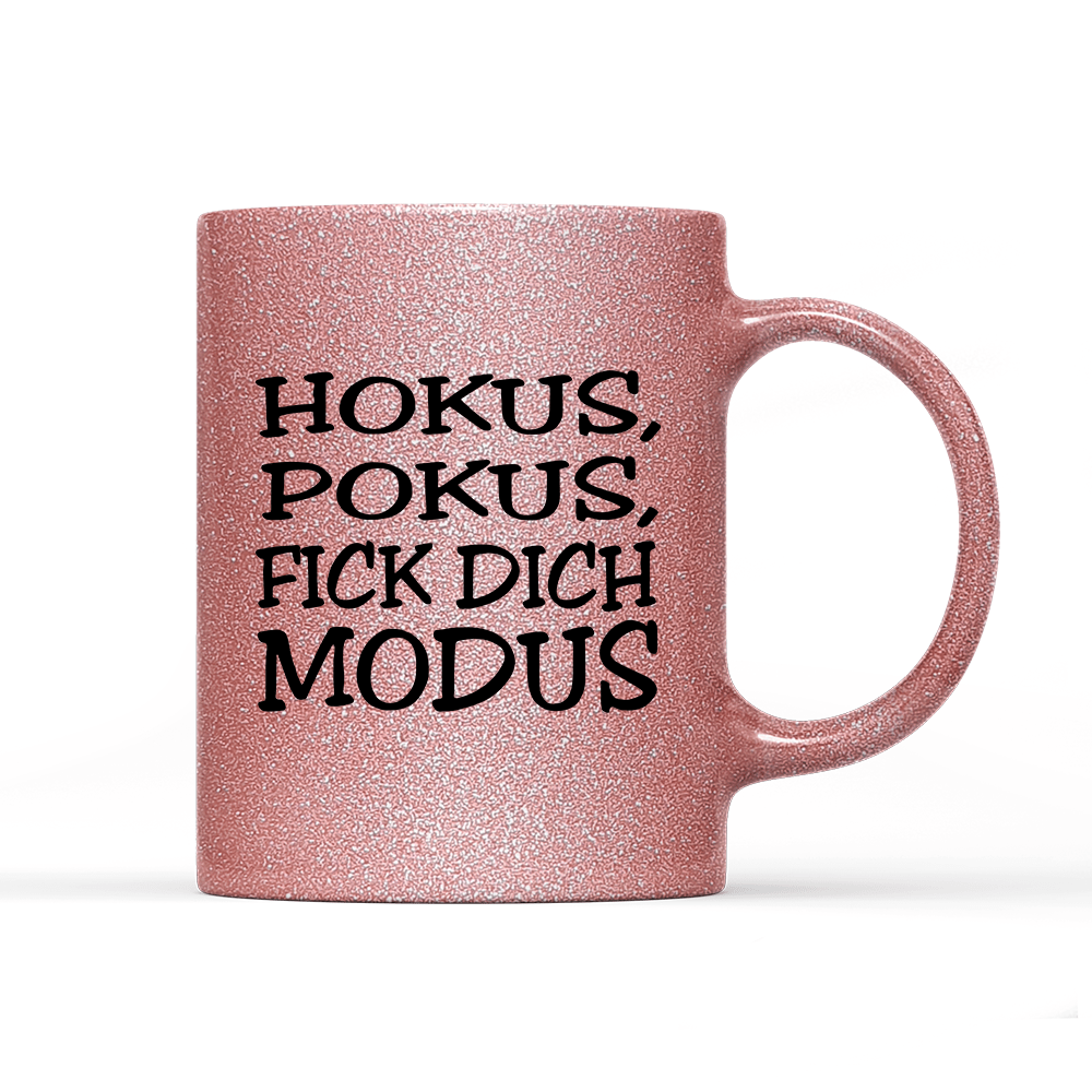 Tasse Glitzer Edition Hokus Pokus - Schwarzer - Kaffee