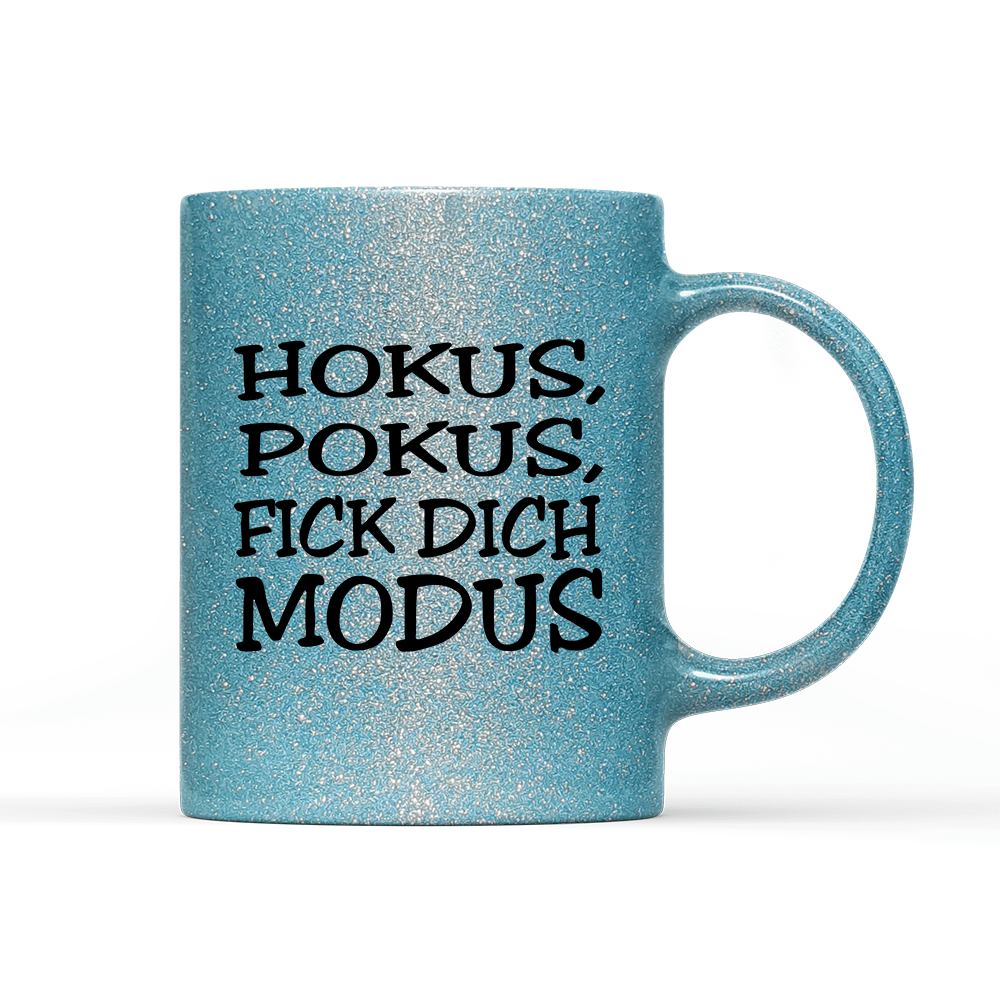 Tasse Glitzer Edition Hokus Pokus - Schwarzer - Kaffee