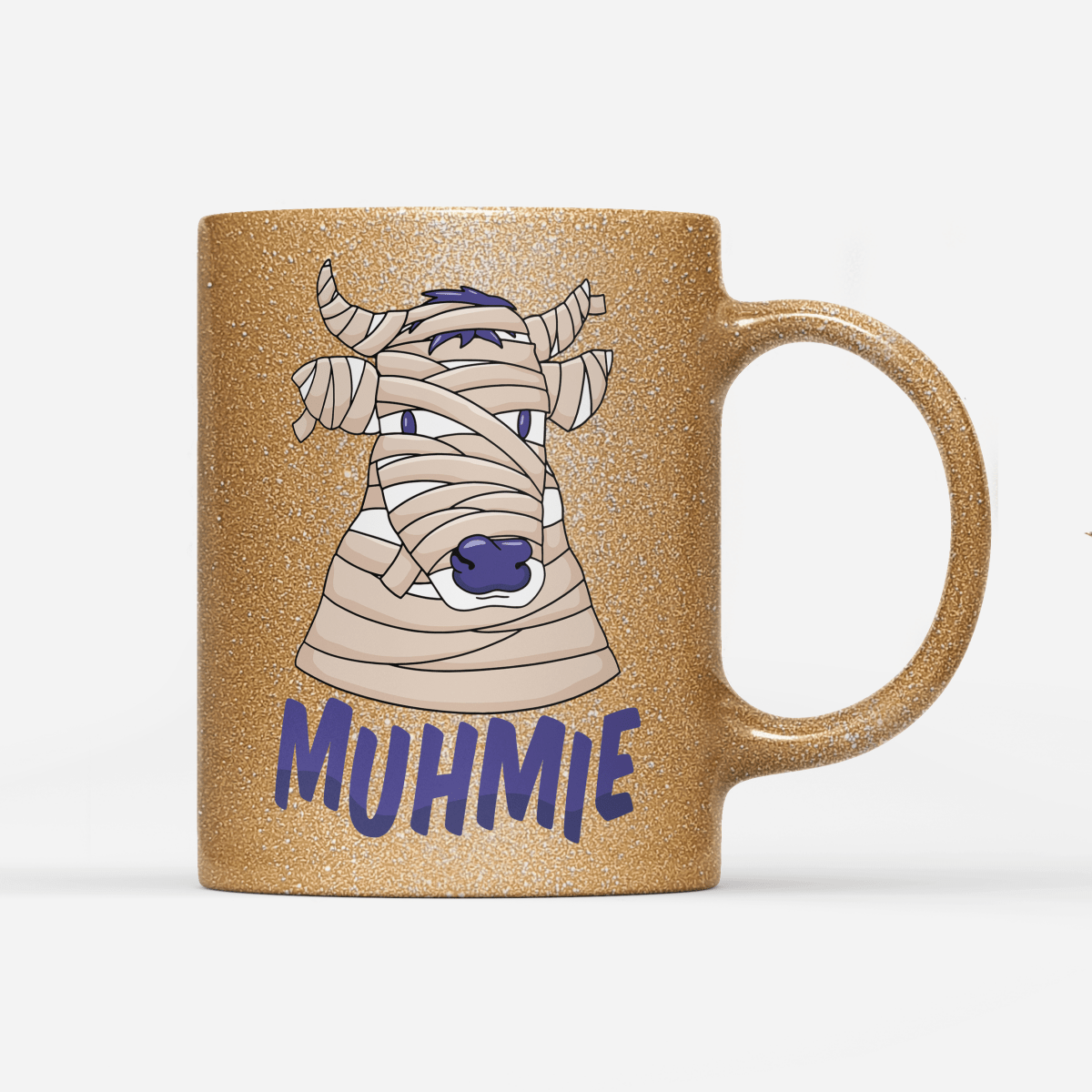 Tasse Glitzer Edition Muhmie - Schwarzer - Kaffee