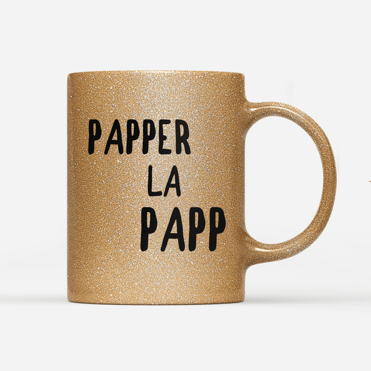 Tasse Glitzer Edition PapperLaPapp - Schwarzer - Kaffee