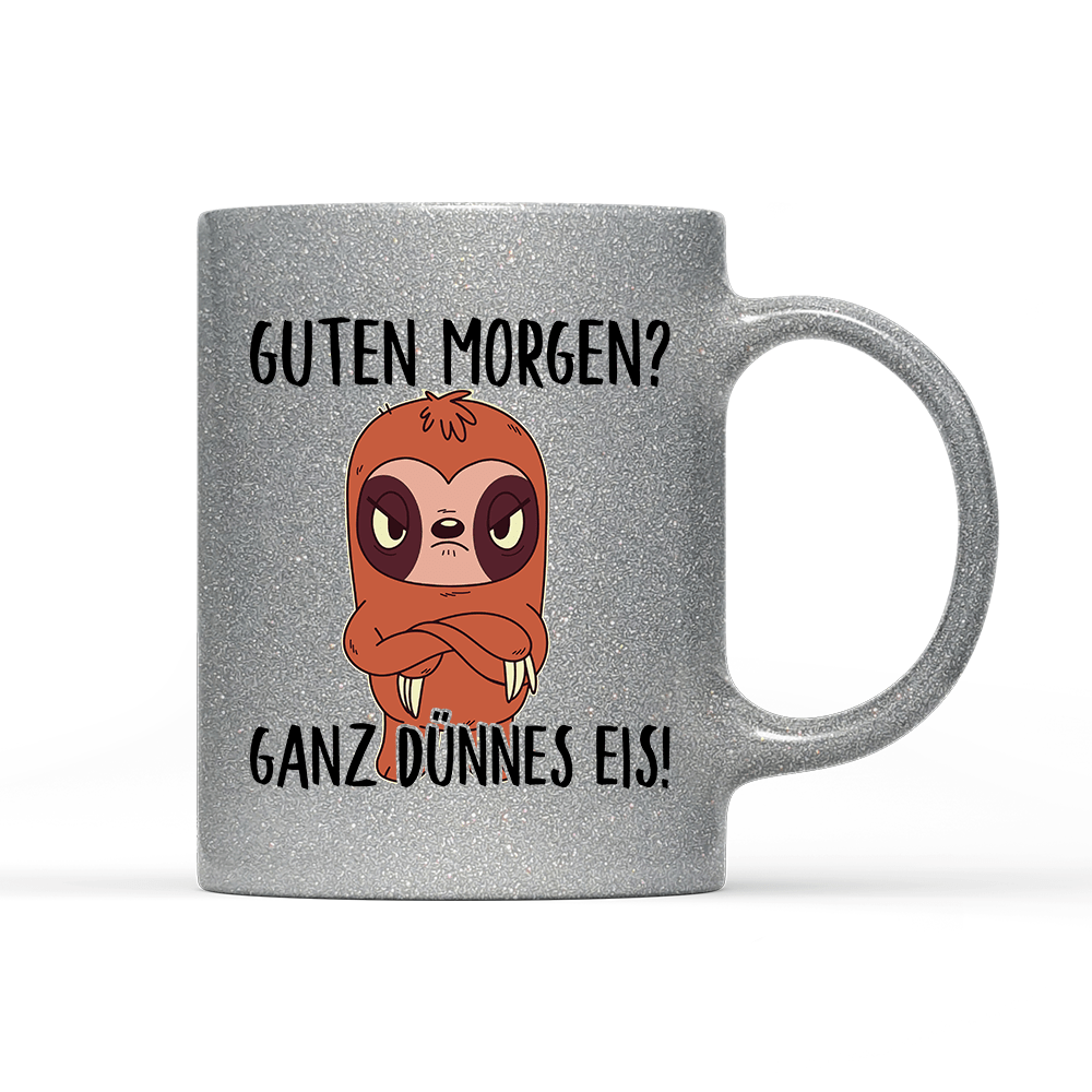 Tasse Glitzer Ganz dünnes Eis - Schwarzer - Kaffee