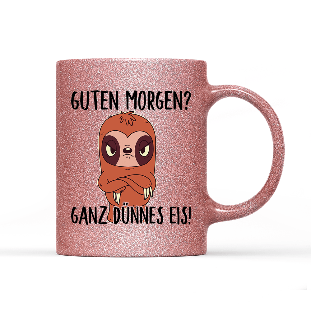 Tasse Glitzer Ganz dünnes Eis - Schwarzer - Kaffee