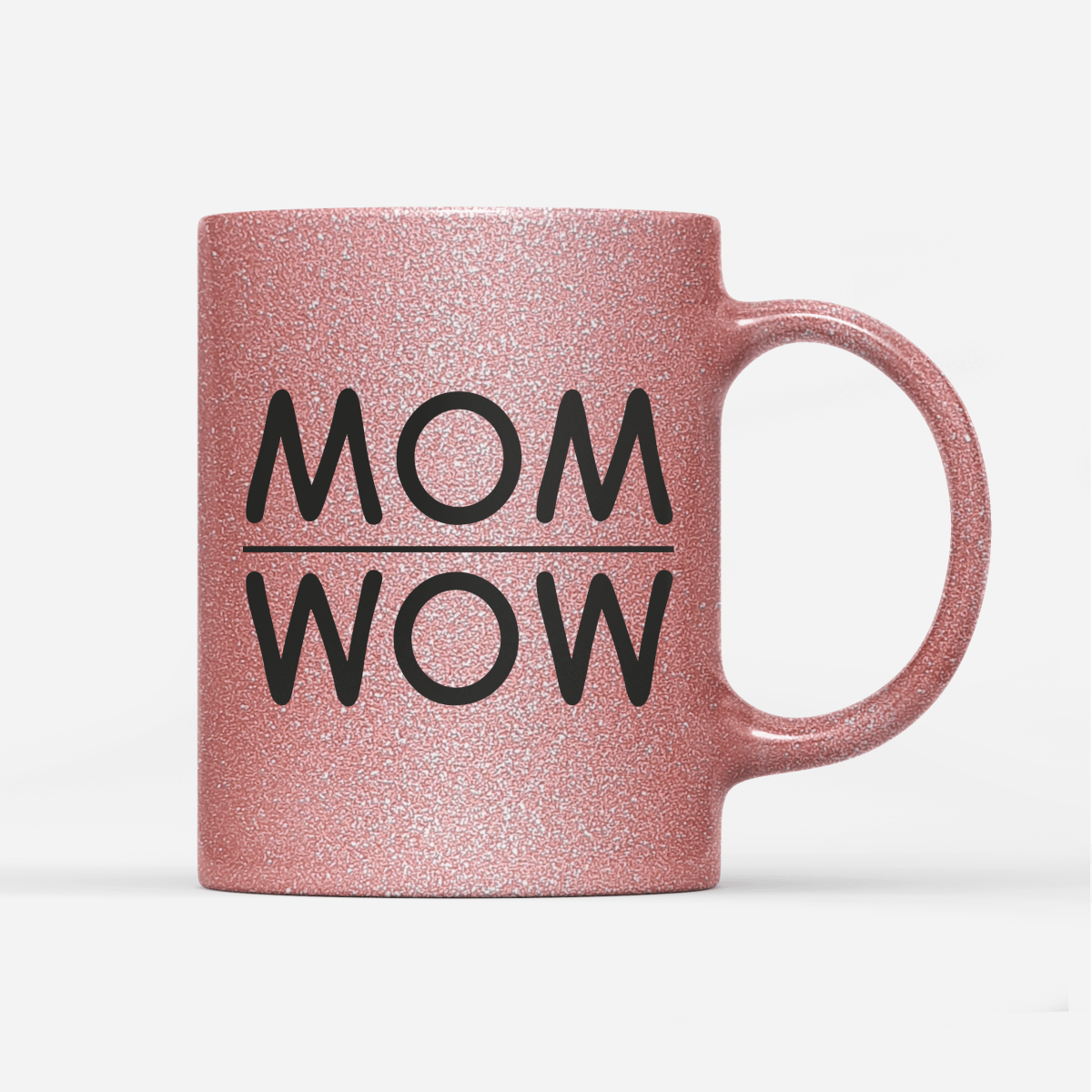 Tasse Glitzer MOM WOW - Schwarzer - Kaffee