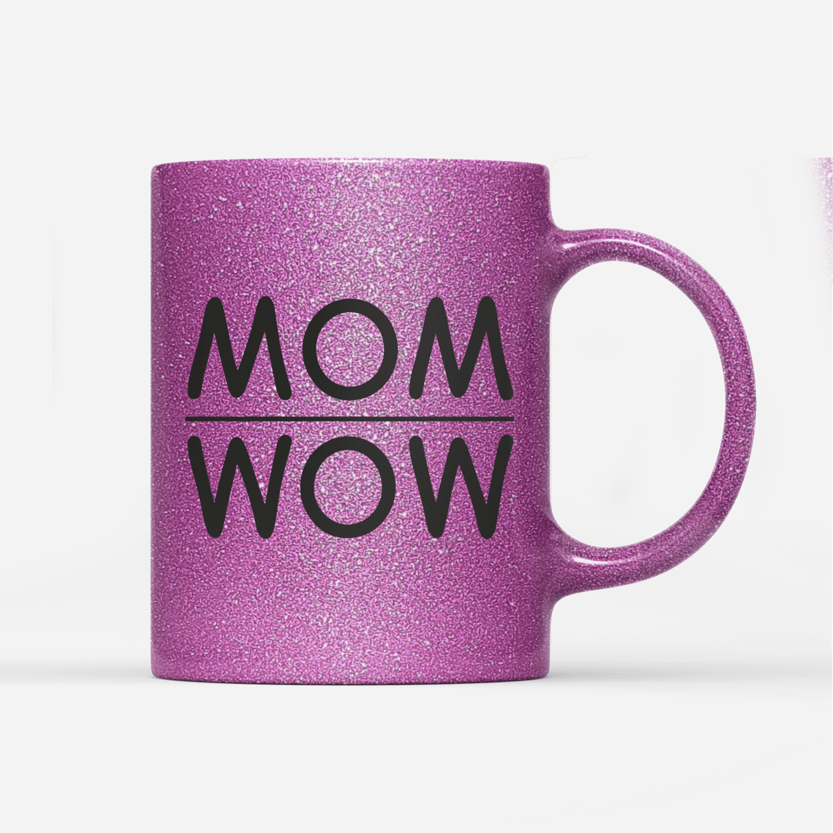 Tasse Glitzer MOM WOW - Schwarzer - Kaffee