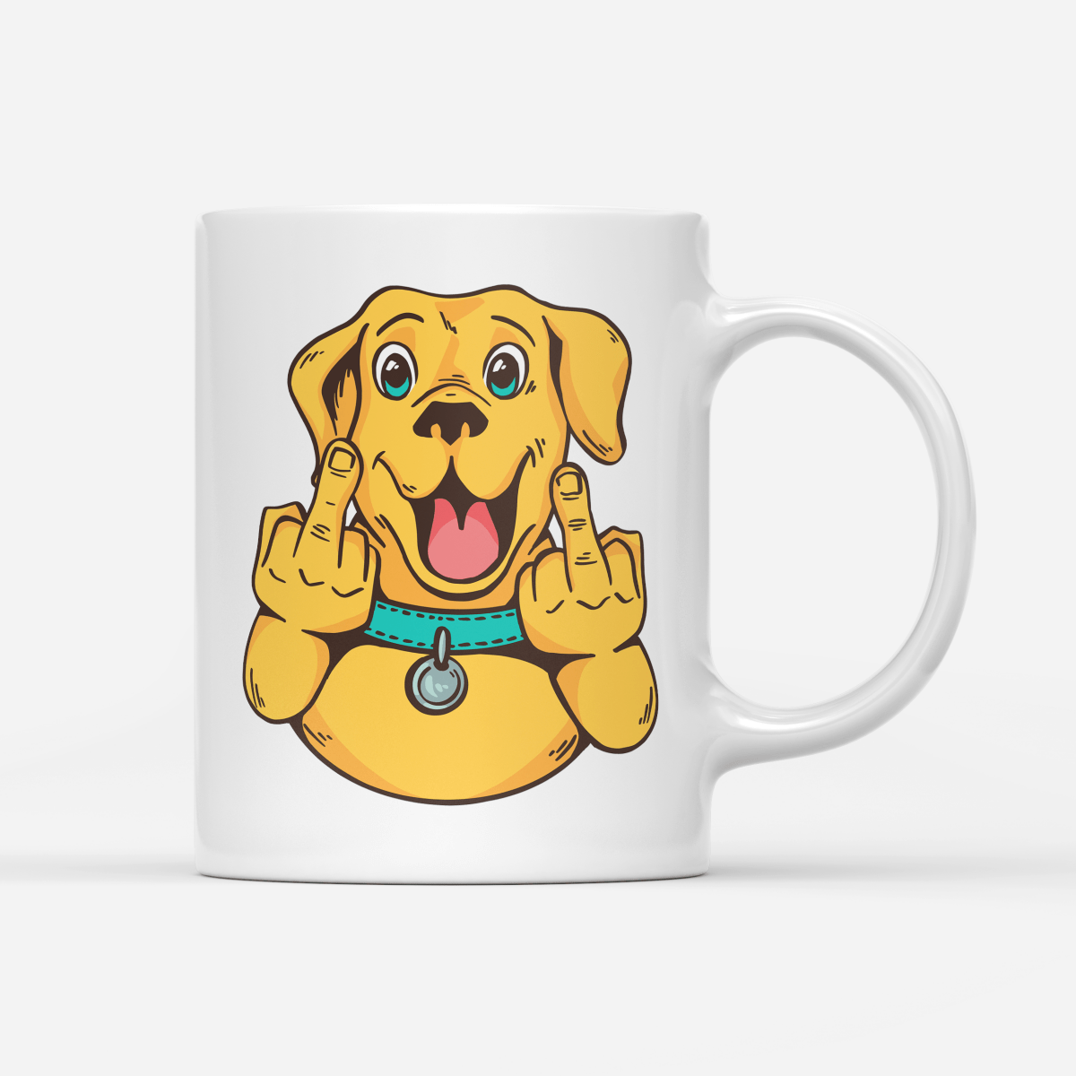 Tasse Happy Dog - Schwarzer - Kaffee