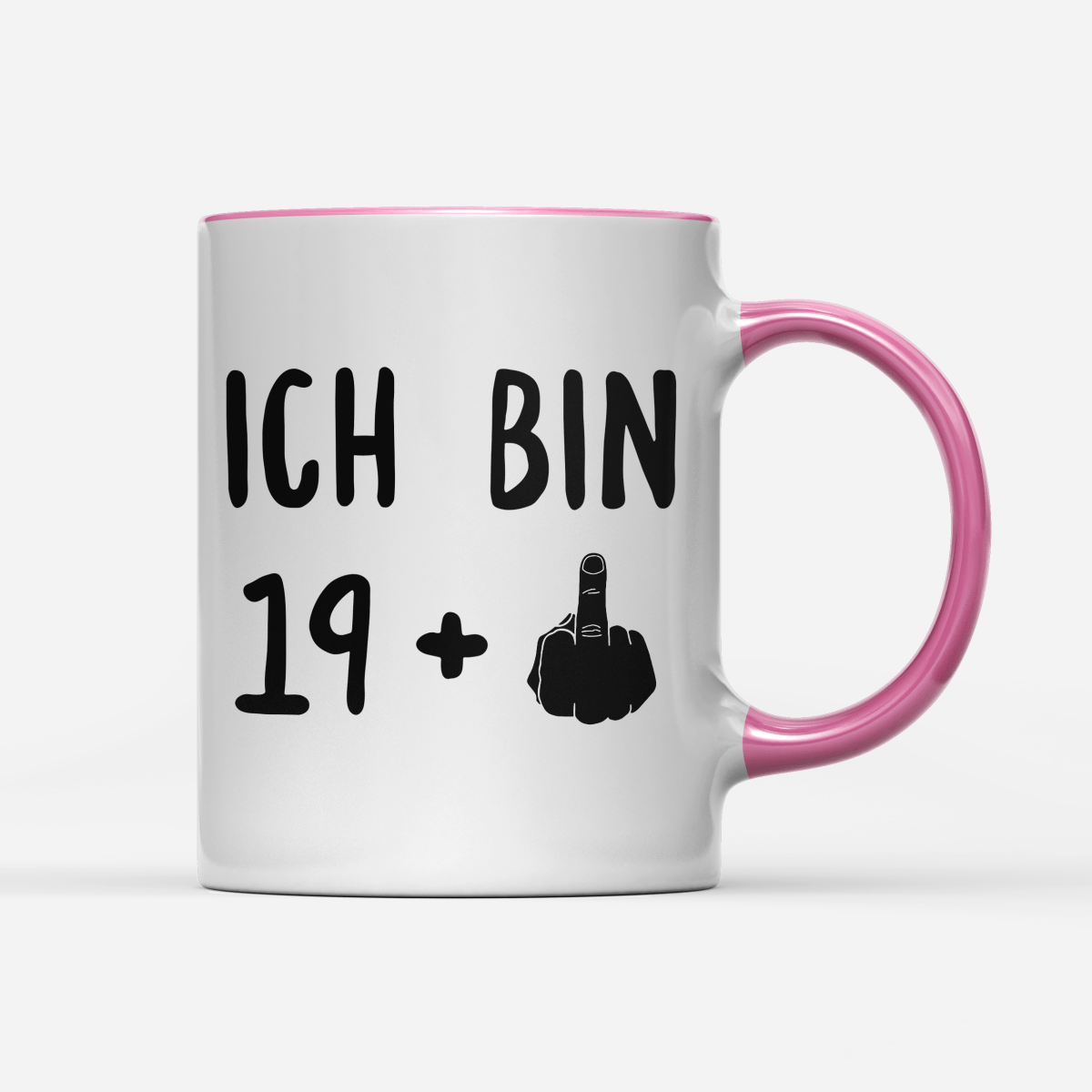 Tasse Ich bin 19+ - Schwarzer - Kaffee