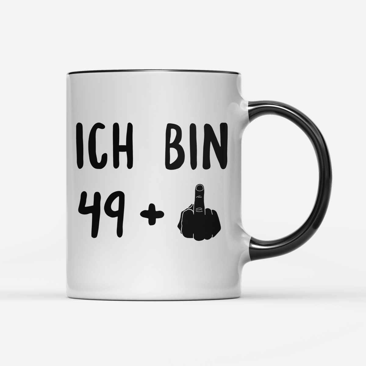 Tasse Ich bin 49+ - Schwarzer - Kaffee