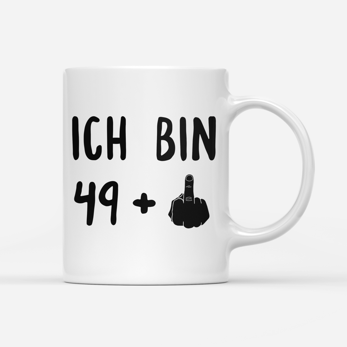 Tasse Ich bin 49+ - Schwarzer - Kaffee