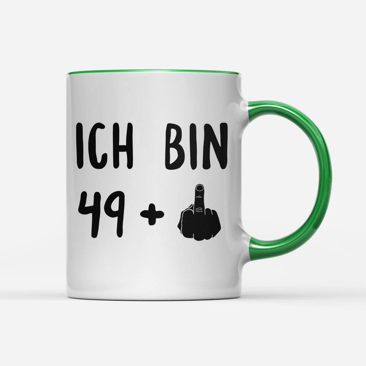 Tasse Ich bin 49+ - Schwarzer - Kaffee