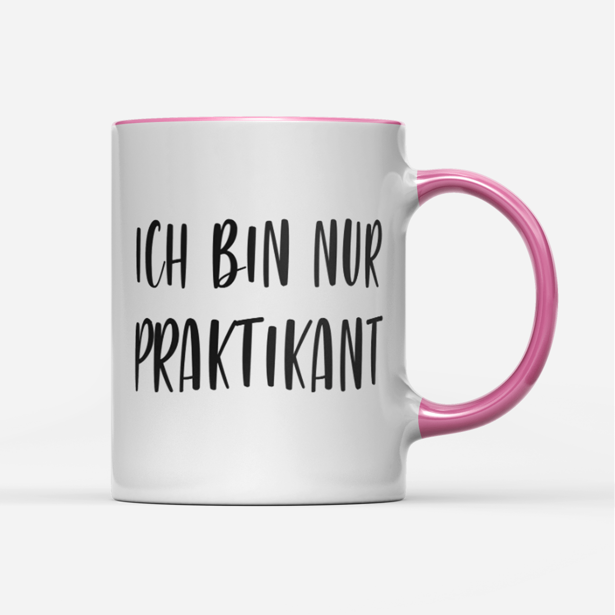 Tasse Ich bin nur Praktikant - Schwarzer - Kaffee