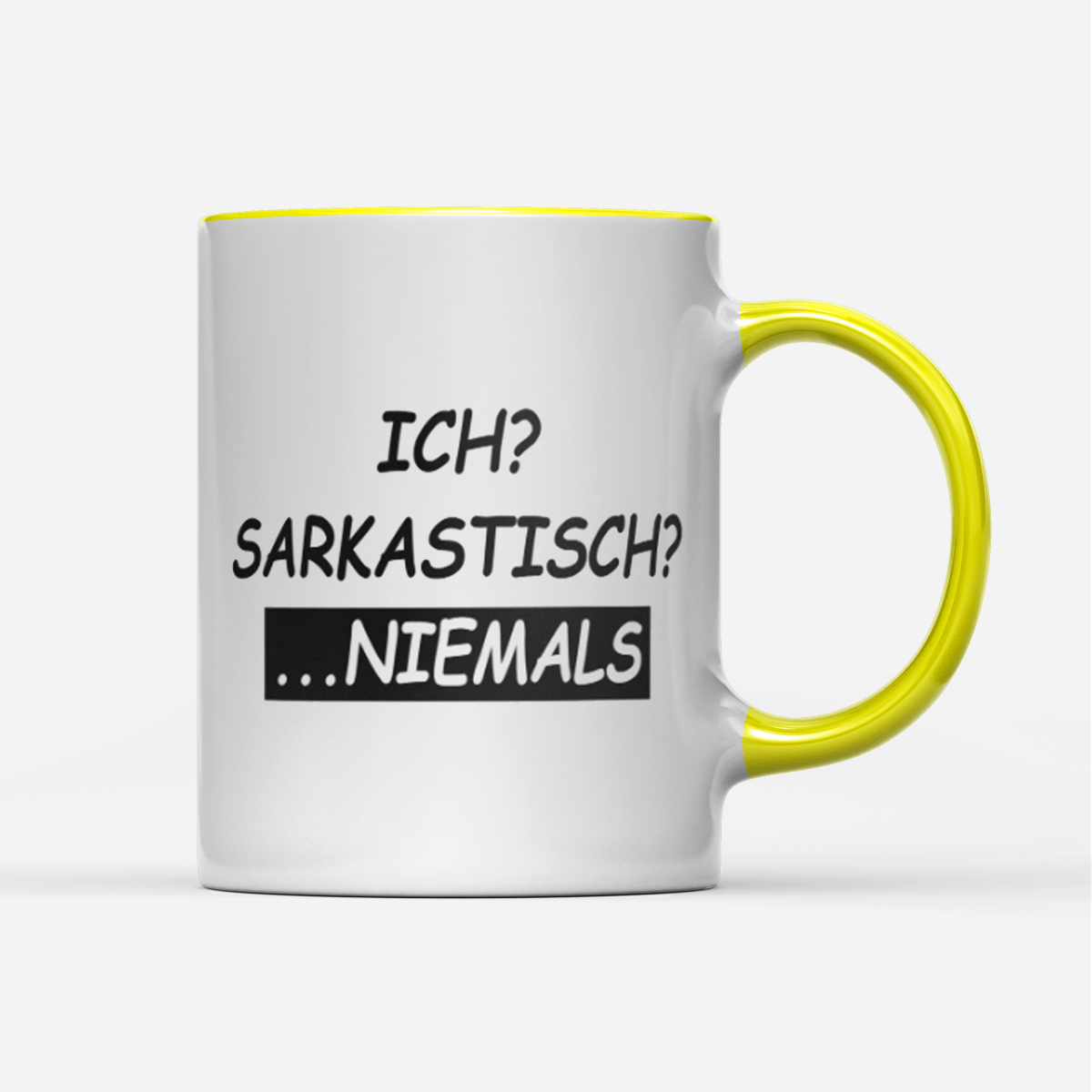 Tasse Ich sarkastisch niemals - Schwarzer - Kaffee