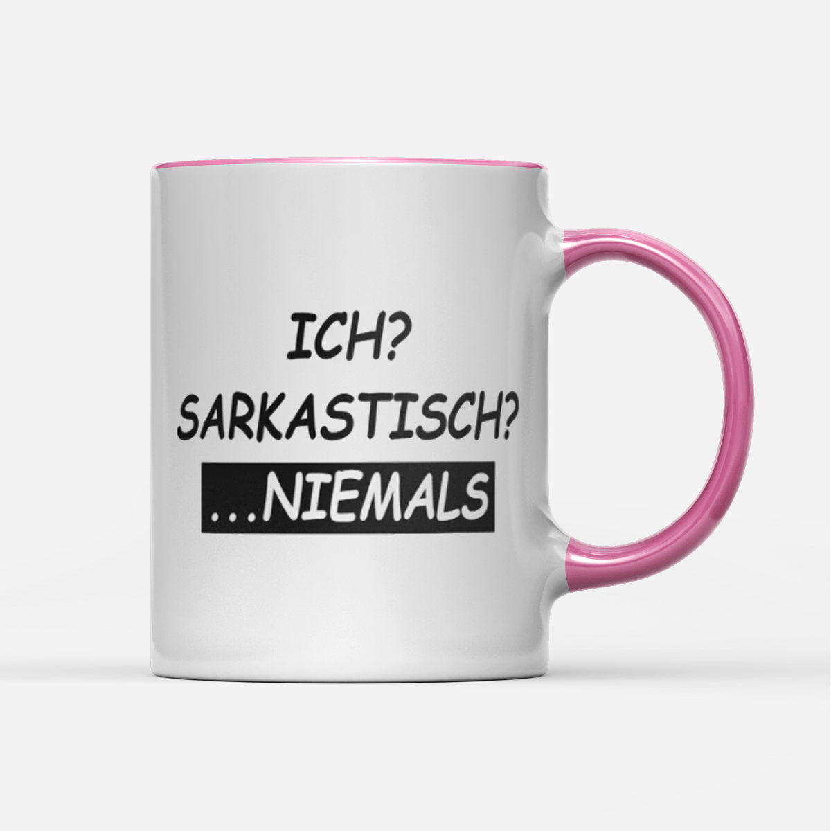 Tasse Ich sarkastisch niemals - Schwarzer - Kaffee