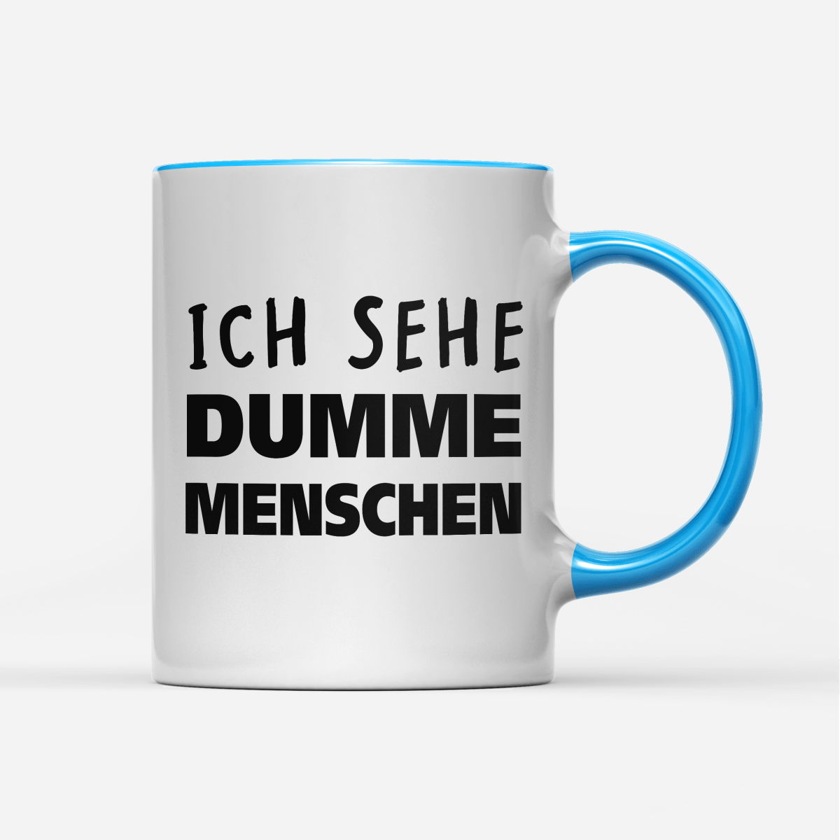Tasse Ich sehe dumme Menschen - Schwarzer - Kaffee